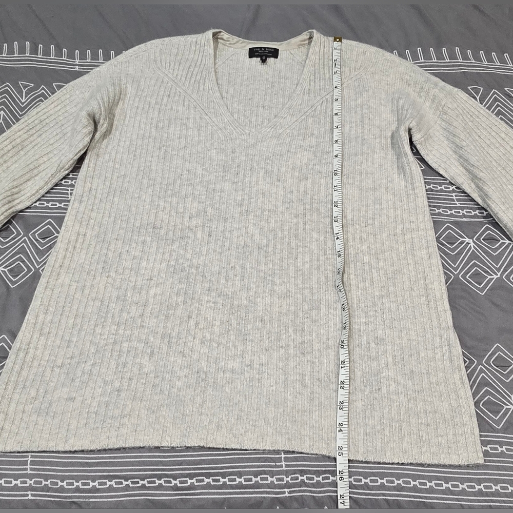 Rag & Bone Phyllis Cashmere Vneck Sweater Size XS - Picture 2 of 5